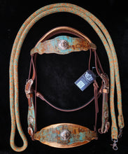Load image into Gallery viewer, Copper underground padded bridle