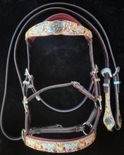 Load image into Gallery viewer, Amber Blooms bridle set