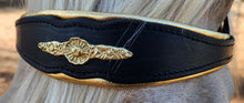 Load image into Gallery viewer, Metallic Padded Baroque bitless sidepull