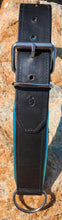 Load image into Gallery viewer, Leather picket line horse collar or ground tie collar