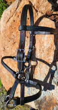 Load image into Gallery viewer, Mini horse leather sidepull
