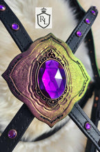 Load image into Gallery viewer, Euphoria Color shift cross-over Gem bridle