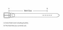 Load image into Gallery viewer, Custom Floral tooled belt