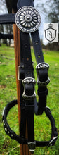 Load image into Gallery viewer, Western dressage bridle