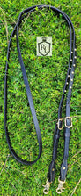 Load image into Gallery viewer, Baroque Regal Lion cross-over bit bridle