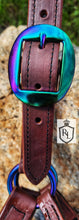 Load image into Gallery viewer, Rainbow hardware leather halter