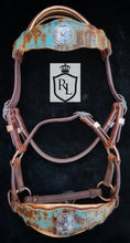 Load image into Gallery viewer, Copper underground padded bridle