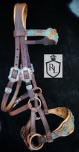 Load image into Gallery viewer, Copper underground padded bridle
