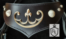 Load image into Gallery viewer, Medieval fleur de lis bridle