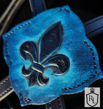 Load image into Gallery viewer, Blue Knight Fantasy bridle set
