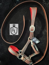 Load image into Gallery viewer, Custom padded leather halter