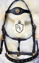 Load image into Gallery viewer, Baroque style halter bridle combination