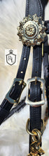 Load image into Gallery viewer, Baroque style halter bridle combination