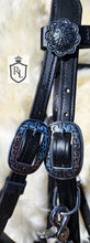 Load image into Gallery viewer, Western style Halter Bridle combination