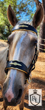 Load image into Gallery viewer, Metallic Padded Baroque bitless sidepull