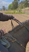 Load and play video in Gallery viewer, Adjustable mounted archery/gaming reins with rawhide slide