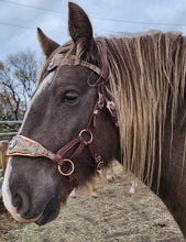 Load image into Gallery viewer, Copper underground padded bridle