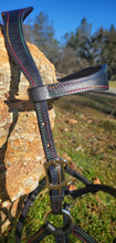 Load image into Gallery viewer, Midnight Rainbow bitless bridle