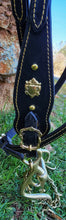 Load image into Gallery viewer, Baroque Regal Lion cross-over bit bridle