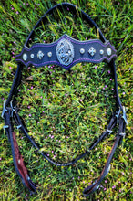 Load image into Gallery viewer, Purple Dream Pegasus bit bridle