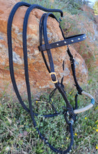 Load image into Gallery viewer, Rope hackamore with Rawhide