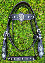 Load image into Gallery viewer, Purple Dream Pegasus bit bridle
