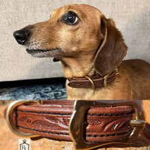 Load image into Gallery viewer, Tooled Dog Collar