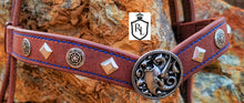 Load image into Gallery viewer, Dragon riders V brow bridle