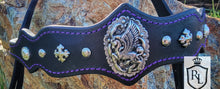 Load image into Gallery viewer, Purple Dream Pegasus bit bridle