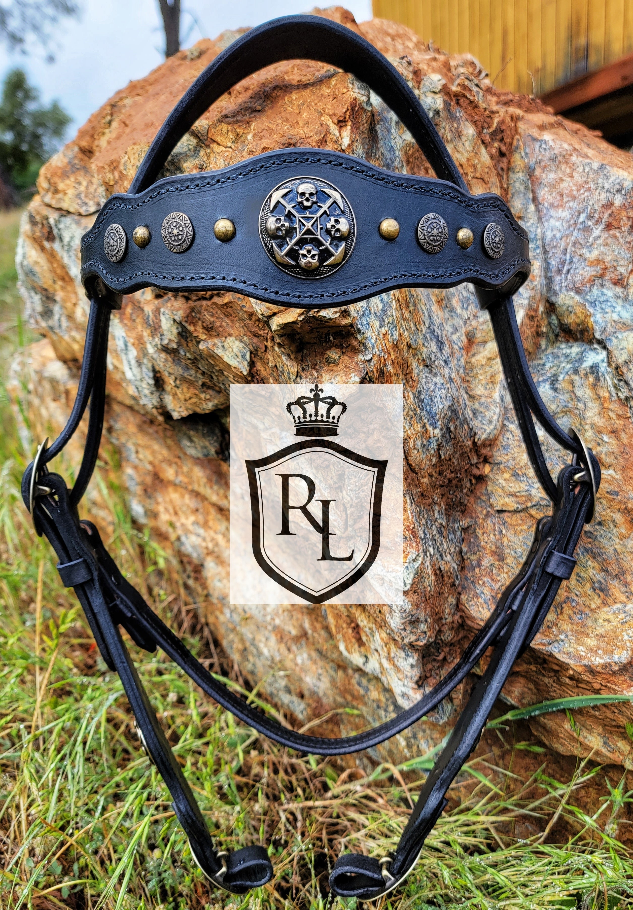 Viking skull bit bridle – Royal Legacy Custom Leather