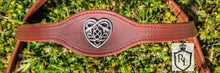 Load image into Gallery viewer, Celtic heart bit bridle