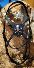 Load image into Gallery viewer, Jolly Roger cross-over bit bridle