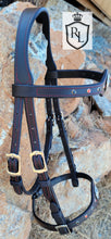 Load image into Gallery viewer, Red Shield Dragon rhinestone bit bridle
