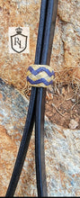 Load image into Gallery viewer, Adjustable mounted archery/gaming reins with rawhide slide