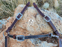 Load image into Gallery viewer, Blue Crystal Flower Bridle set