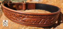 Load image into Gallery viewer, Tooled Dog Collar