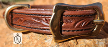 Load image into Gallery viewer, Tooled Dog Collar