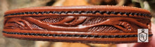 Load image into Gallery viewer, Tooled Dog Collar