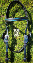 Load image into Gallery viewer, Bright Blue bridle set