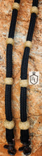Load image into Gallery viewer, Yacht trail reins with rawhide buttons