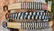 Load image into Gallery viewer, Western Bitless sidepull with rawhide accented noseband