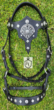 Load image into Gallery viewer, Lion Crusader Fantasy Bit bridle and Breast collar set