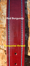 Load image into Gallery viewer, Plain Stitched and lined belt