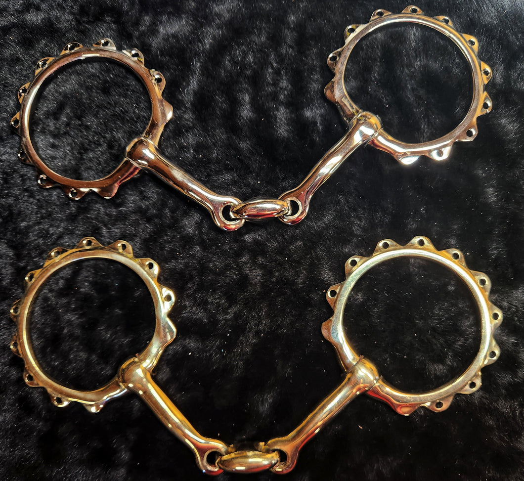 Spanish 3 piece snaffle bit