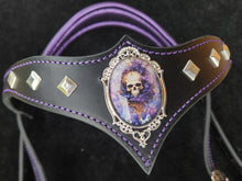 Load image into Gallery viewer, Gothic rose bit bridle
