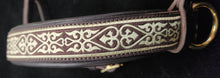 Load image into Gallery viewer, Chocolate brown celtic padded sidepull
