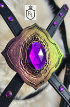 Load image into Gallery viewer, Euphoria Color shift cross-over Gem bridle
