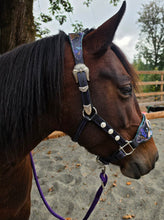 Load image into Gallery viewer, Midnight garden halter set
