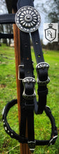 Load image into Gallery viewer, Western dressage bridle

