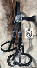 Load image into Gallery viewer, Western dressage bitless bridle sidepull

